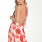 Romantic  Rose Print Dress