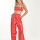 Radiant Scarlet Luxe Pants