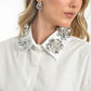 Embellished Collar blouse