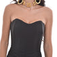 Noir Elegance Corset Gown