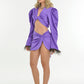 Mykonos Dress with Feathers / Mystic Plum Feather Dress